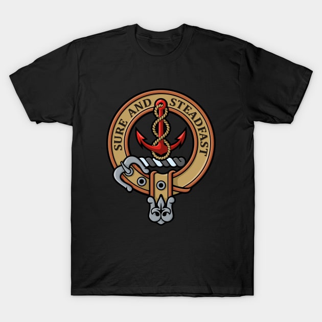 Clan Clark Crest T-Shirt by sifis